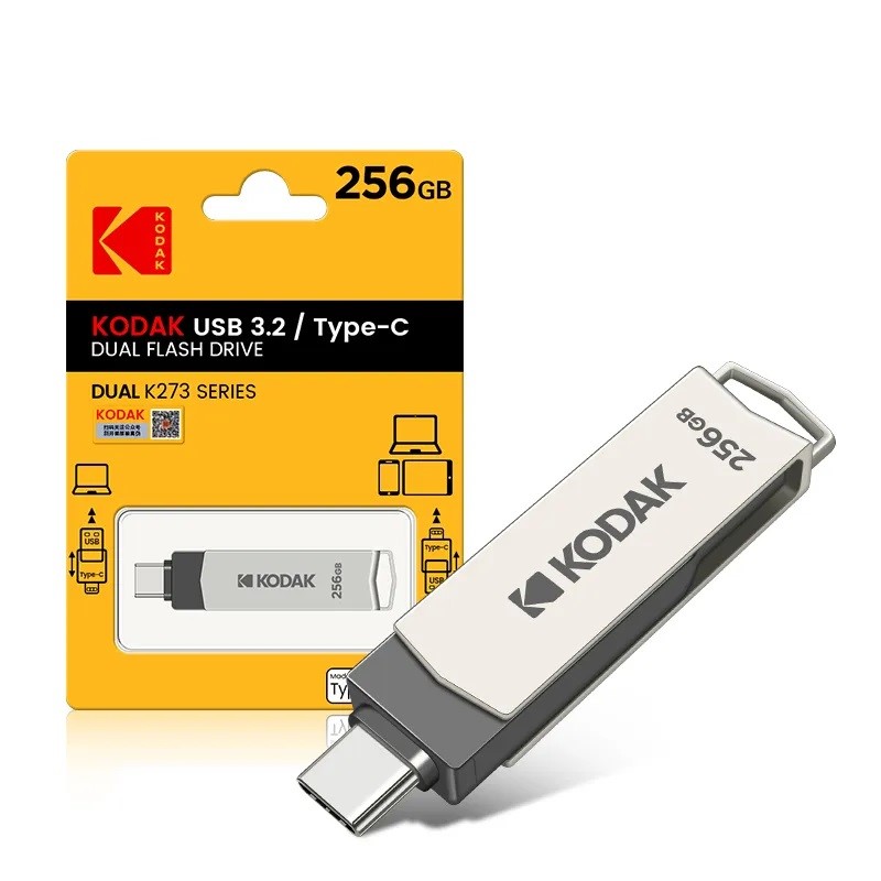 

Флешка KODAK K273 Dual 256 ГБ, K273 Dual