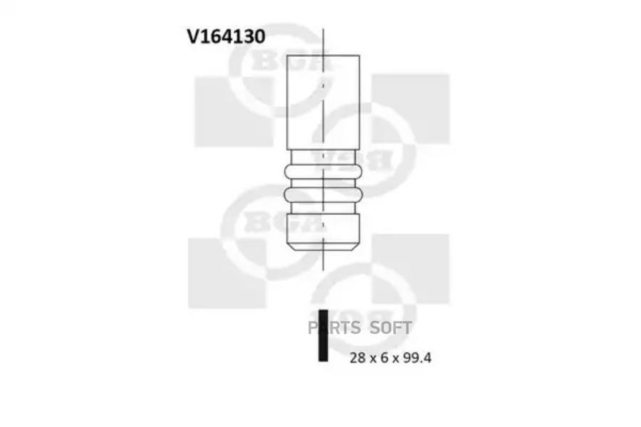 

Клапан впускной FORD [ASDA, ASDB, FXJA, FXJB, FXJA, FXJB, FXJC]