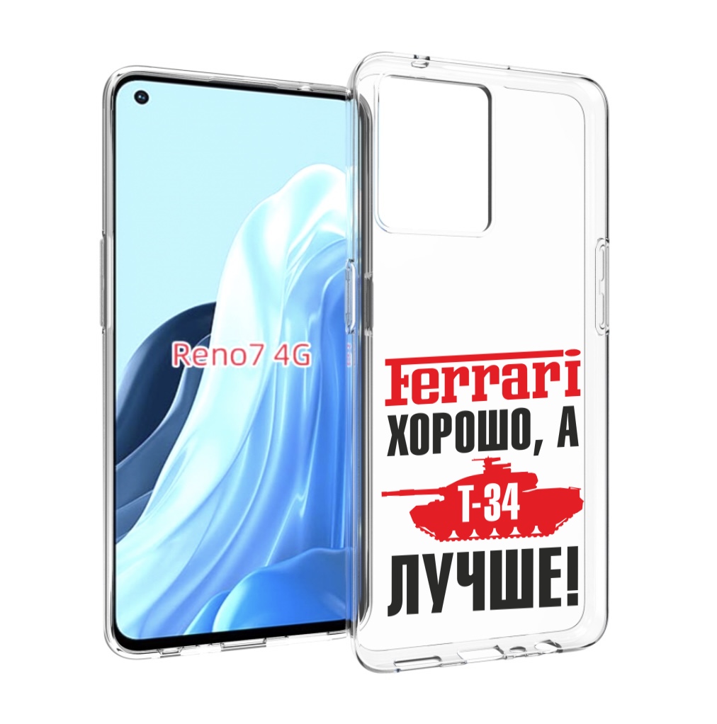 

Чехол MyPads т 34 лучше для OPPO RENO 7 4G, Прозрачный, Tocco