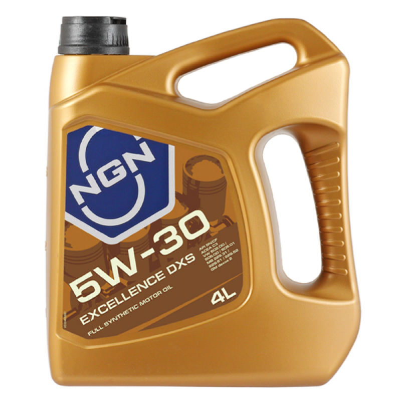 

Моторное масло NGN 5W-30 SN/CF EXCELLENCE DXS 4л V172085350