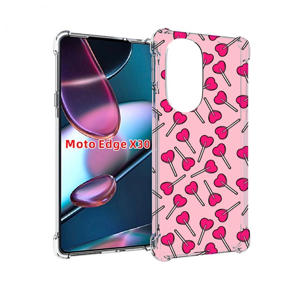 

Чехол MyPads много лединцов для Motorola Moto Edge X30, Прозрачный, Tocco