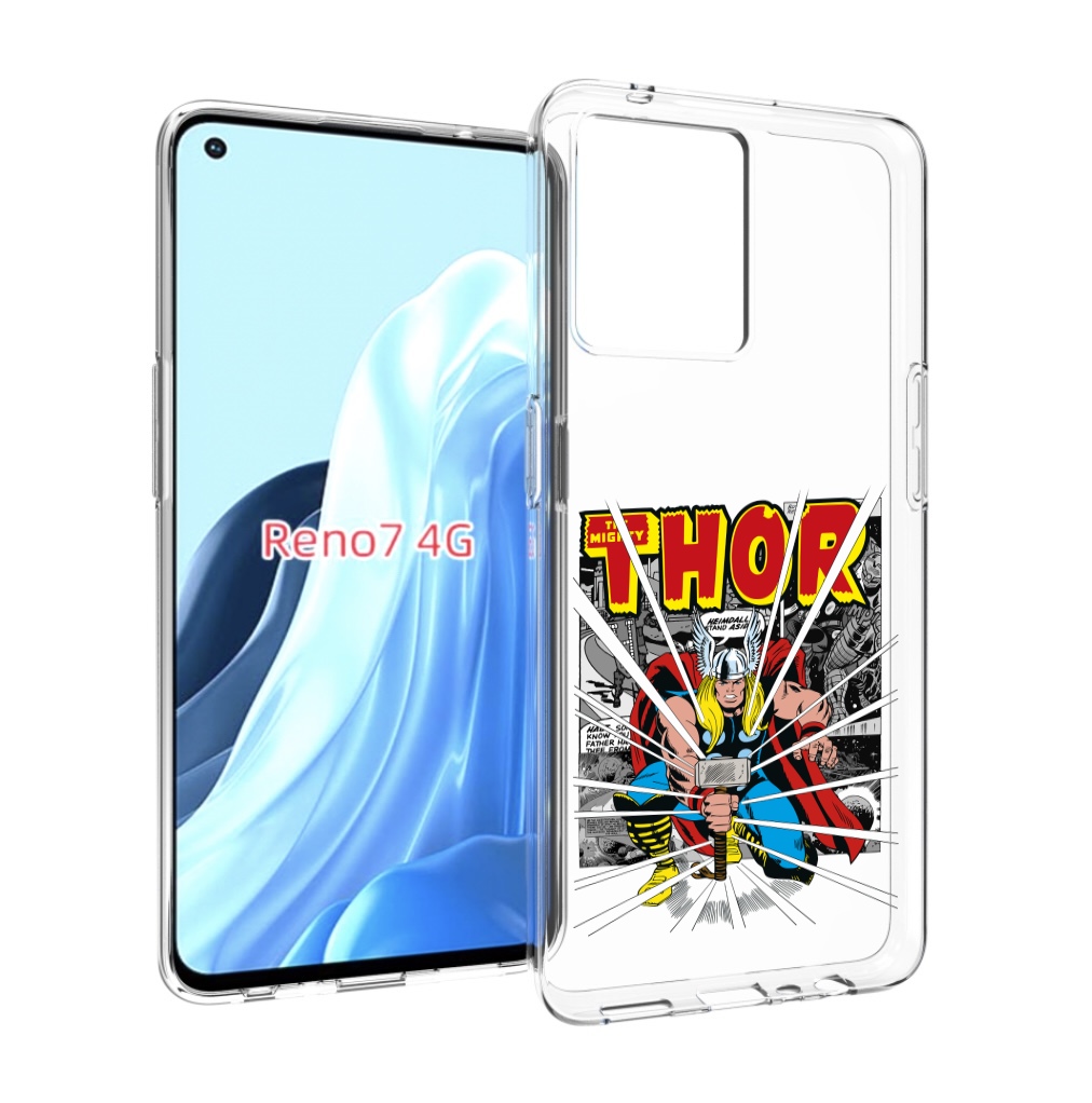 

Чехол MyPads тор рисунок для OPPO RENO 7 4G, Прозрачный, Tocco