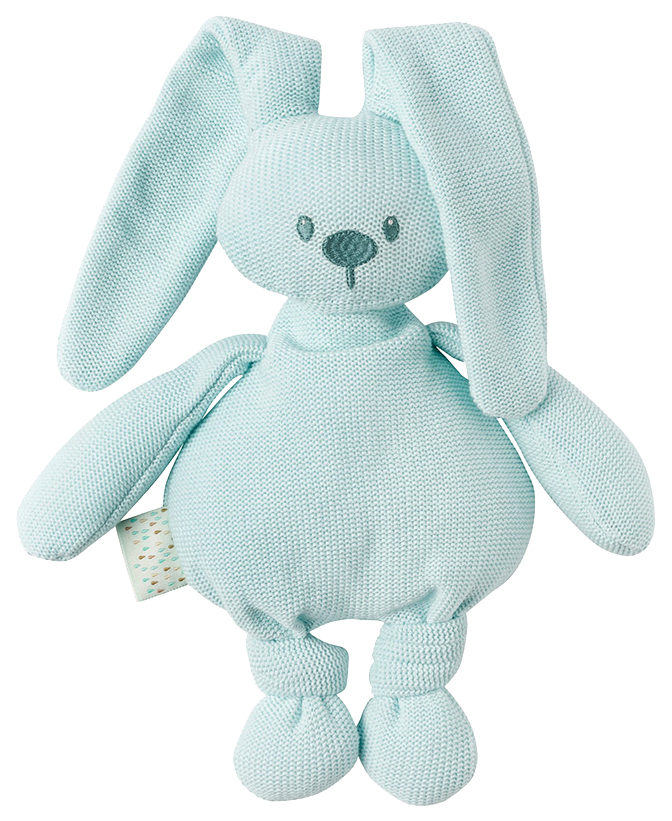 фото Игрушка мягкая nattou soft toy lapidou tricot кролик mint