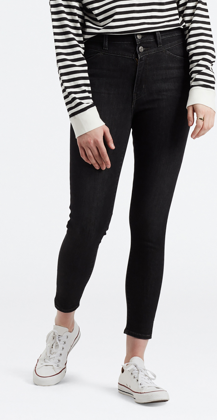 

Джинсы женские Levi's 79103-0001W черные 25/27, Черный, 79103-0001W
