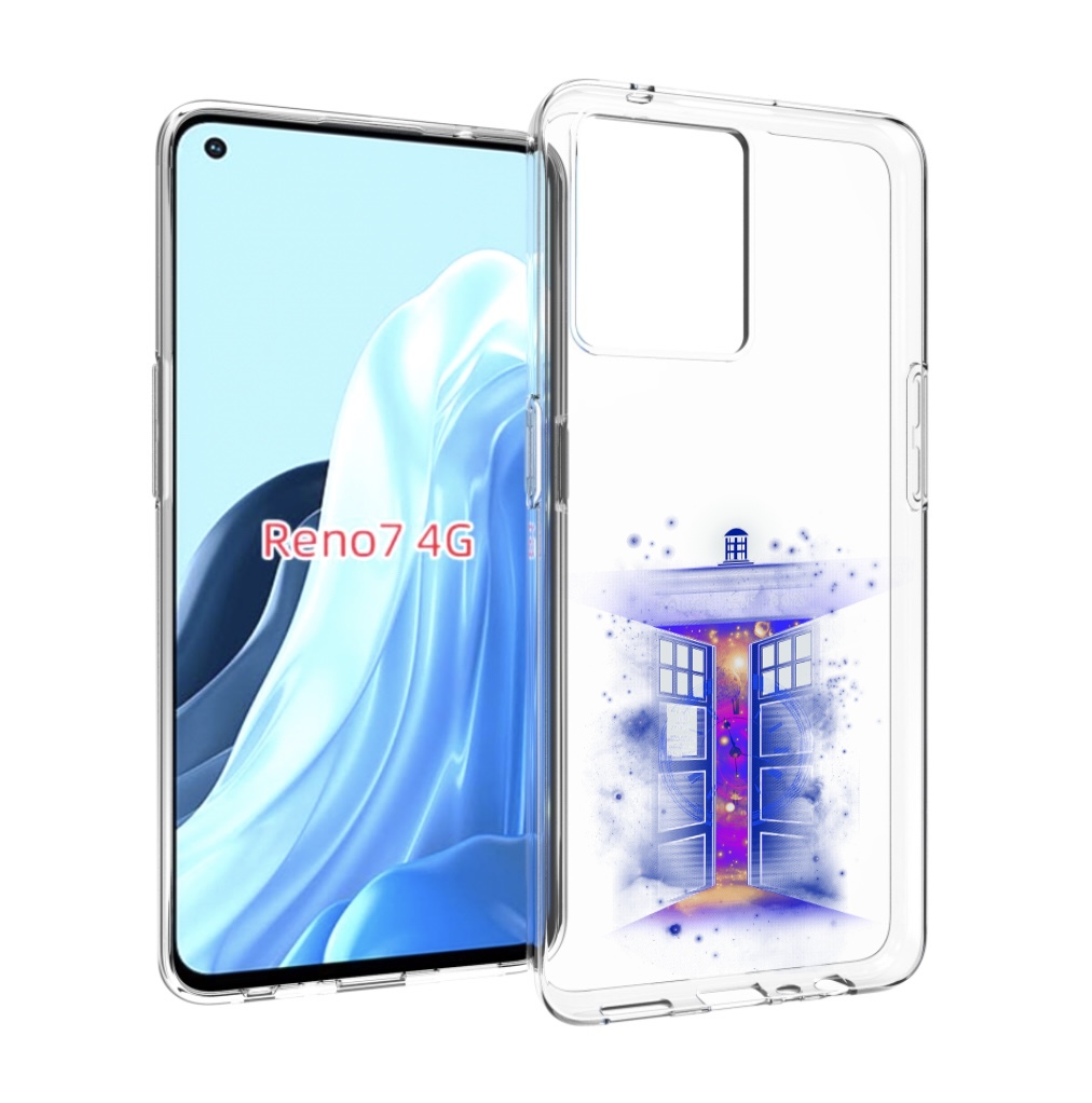 

Чехол MyPads фиолетовый уголок абстракция для OPPO RENO 7 4G, Прозрачный, Tocco