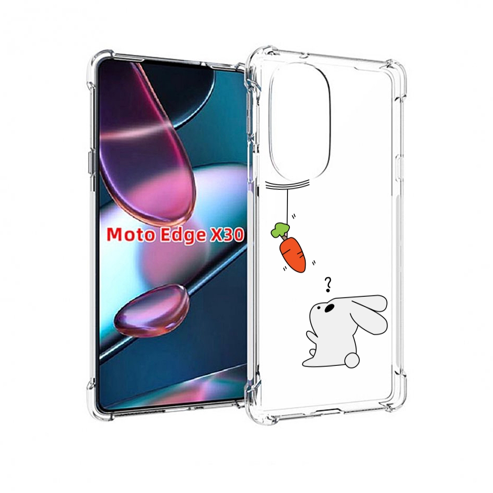 

Чехол MyPads морковка детский для Motorola Moto Edge X30, Прозрачный, Tocco