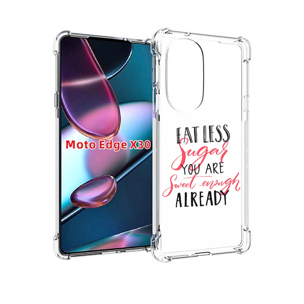 

Чехол MyPads мотивация-цитаты для Motorola Moto Edge X30, Прозрачный, Tocco