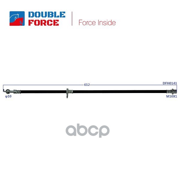 Шланг тормозной Double Force 1090₽