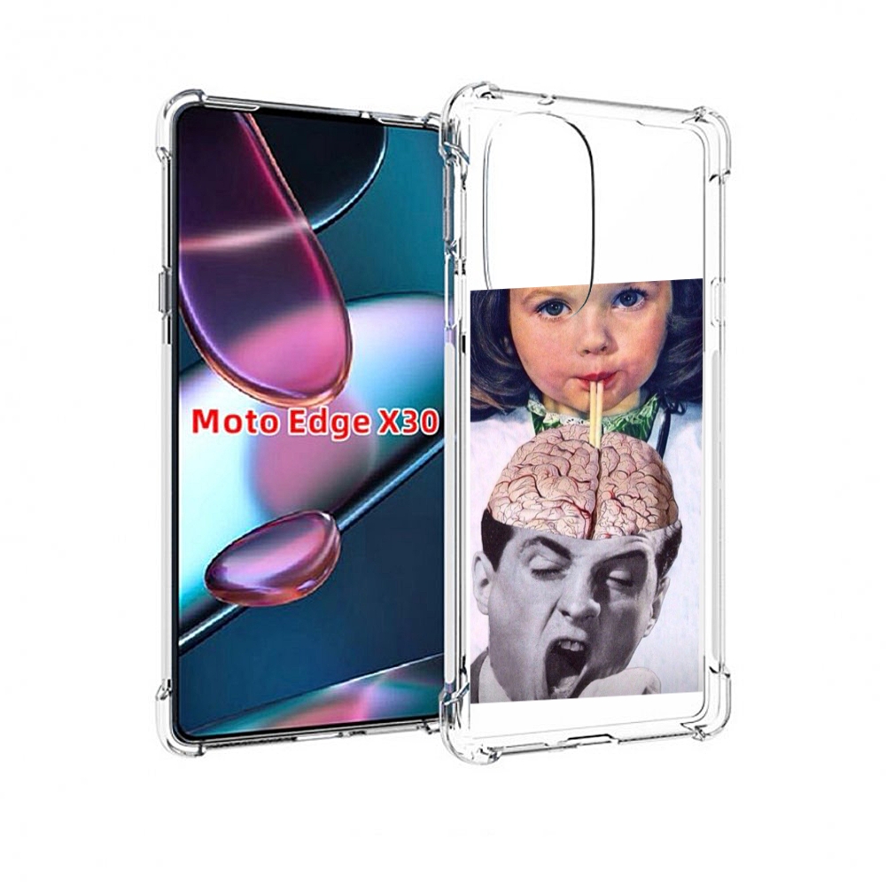 

Чехол MyPads на-здоровье для Motorola Moto Edge X30, Прозрачный, Tocco