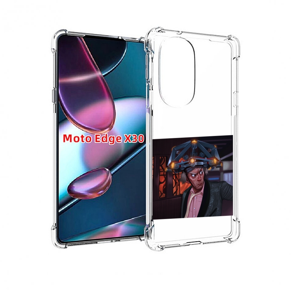 

Чехол MyPads назад-в-будущее для Motorola Moto Edge X30, Прозрачный, Tocco