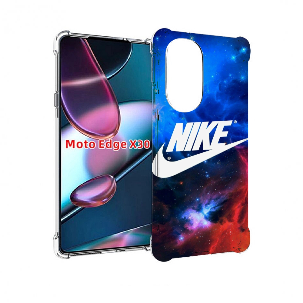 

Чехол MyPads найк в космосе для Motorola Moto Edge X30, Прозрачный, Tocco
