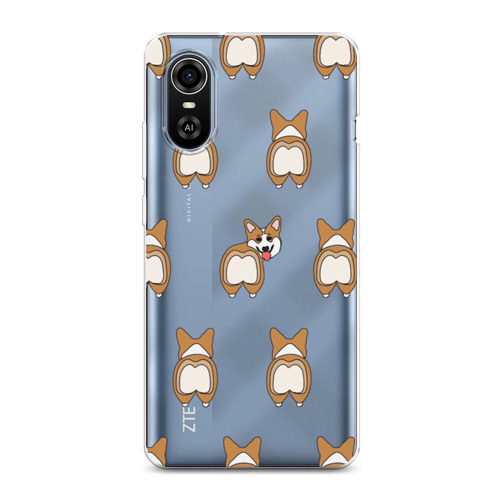 

Чехол Awog на ZTE Blade A31 Plus / ЗТЕ Блэйд A31 Plus "Милый корги фон", Разноцветный, 135750-2