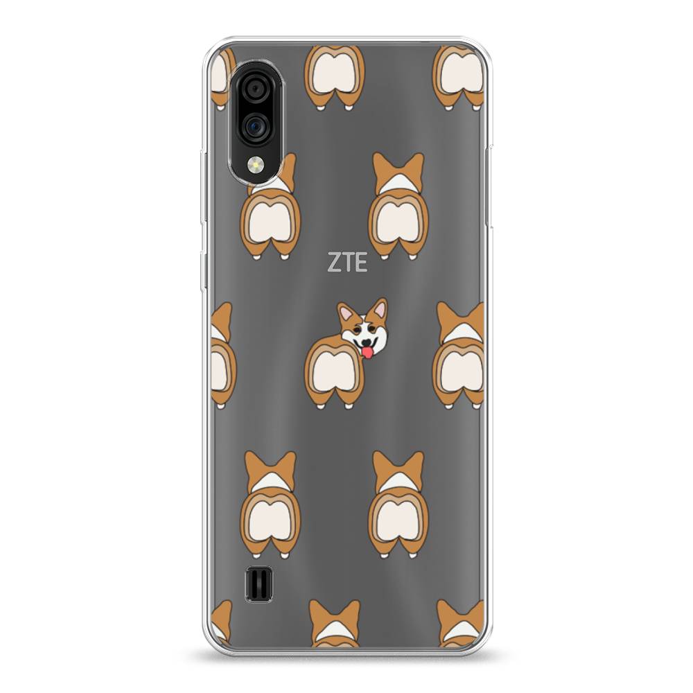 

Чехол Awog на ZTE Blade A5 (2020) / ЗТЕ Блэйд A5 (2020) "Милый корги фон", Разноцветный, 134950-2