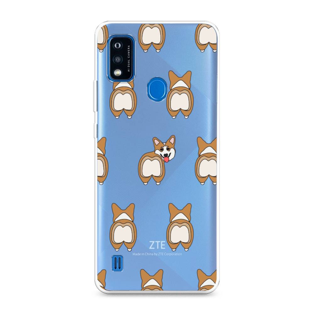 

Чехол Awog на ZTE Blade A51 / ЗТЕ Блэйд A51 "Милый корги фон", Разноцветный, 134550-2