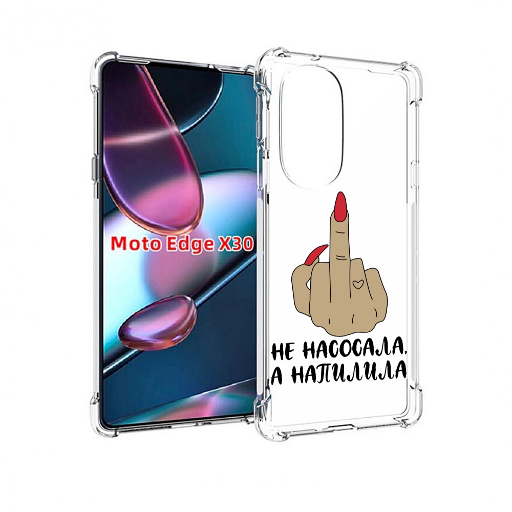 

Чехол MyPads напилила для Motorola Moto Edge X30, Прозрачный, Tocco
