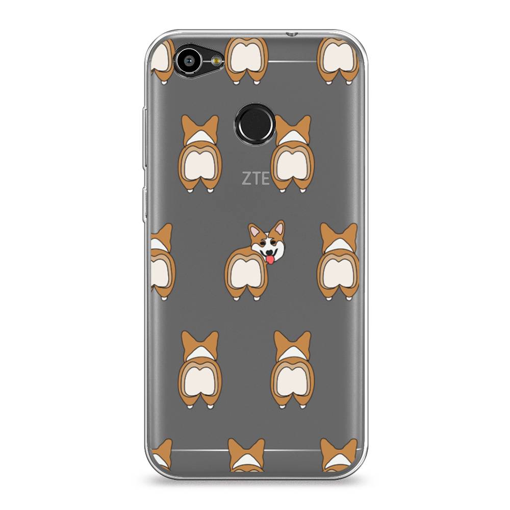 

Чехол Awog на ZTE Blade A6 / ЗТЕ Блэйд A6 "Милый корги фон", 132350-2