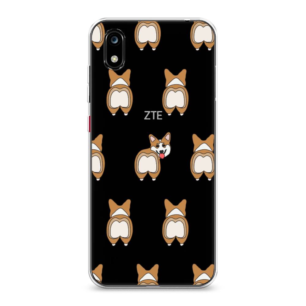 

Чехол Awog на ZTE Blade A7 2019 / ЗТЕ Блэйд A7 2019 "Милый корги фон", Разноцветный, 133150-2