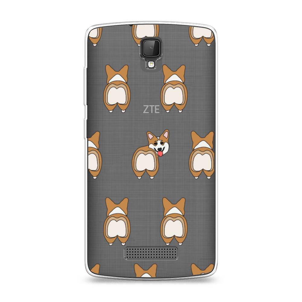 

Чехол Awog на ZTE Blade L5 (L5 Plus) / ЗТЕ Блэйд L5 (L5 Plus) "Милый корги фон", 130350-2