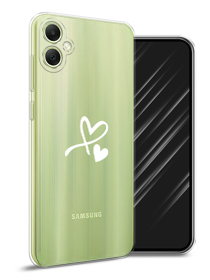 

Чехол Awog на Samsung Galaxy A05 "Сердечко минимализм", Белый, 2108750-1