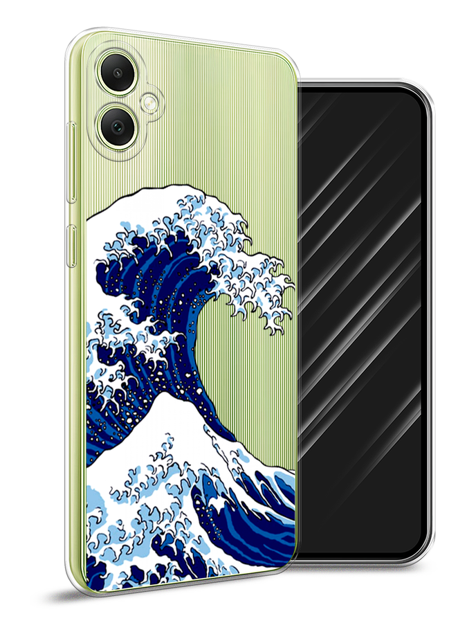 

Чехол Awog на Samsung Galaxy A05 "Волна в Канагаве", Синий;белый, 2108750-1