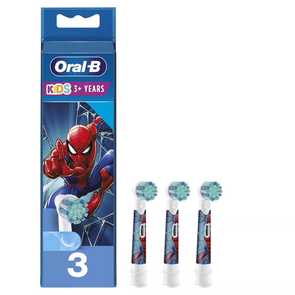 Насадка для электрической зубной щетки Oral-B EB10S Spiderman насадка для электрической зубной щетки oral b eb10s 3