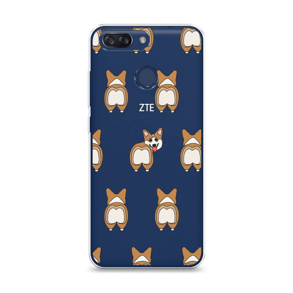 

Чехол Awog на ZTE Blade V9 Vita / ЗТЕ Блэйд V9 Vita "Милый корги фон", Разноцветный, 132550-2
