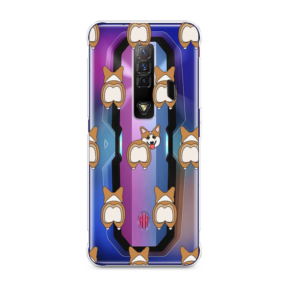 

Чехол Awog на ZTE Nubia Red Magic 7 / ЗТЕ Нубиа Ред Мэджик 7 "Милый корги фон", Разноцветный, 135950-2