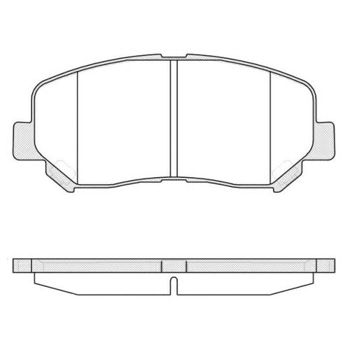 фото Комплект передних тормозных колодок remsa 151302 для mazda cx-5