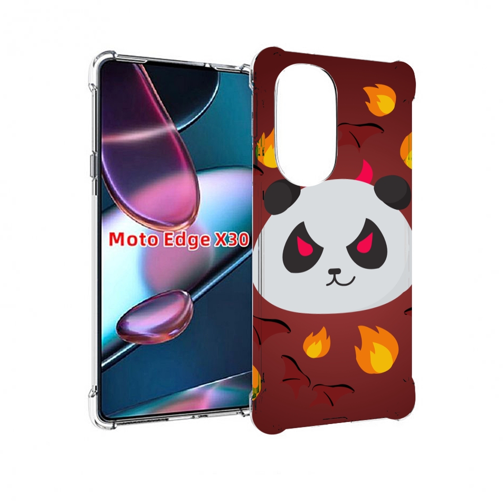 

Чехол MyPads огненная-панда для Motorola Moto Edge X30, Прозрачный, Tocco