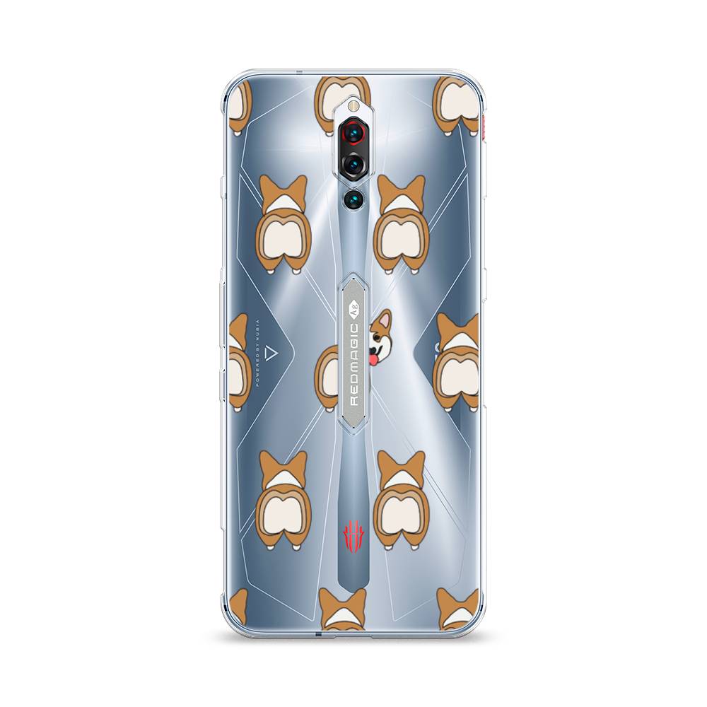 

Чехол Awog на ZTE Red Magic 5S / ЗТЕ Ред Мэджик 5S "Милый корги фон", Разноцветный, 134250-2
