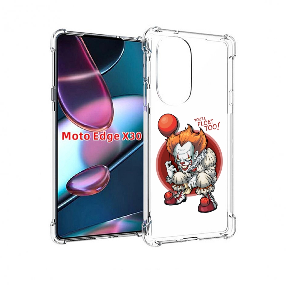 

Чехол MyPads одетый-клоун для Motorola Moto Edge X30, Прозрачный, Tocco