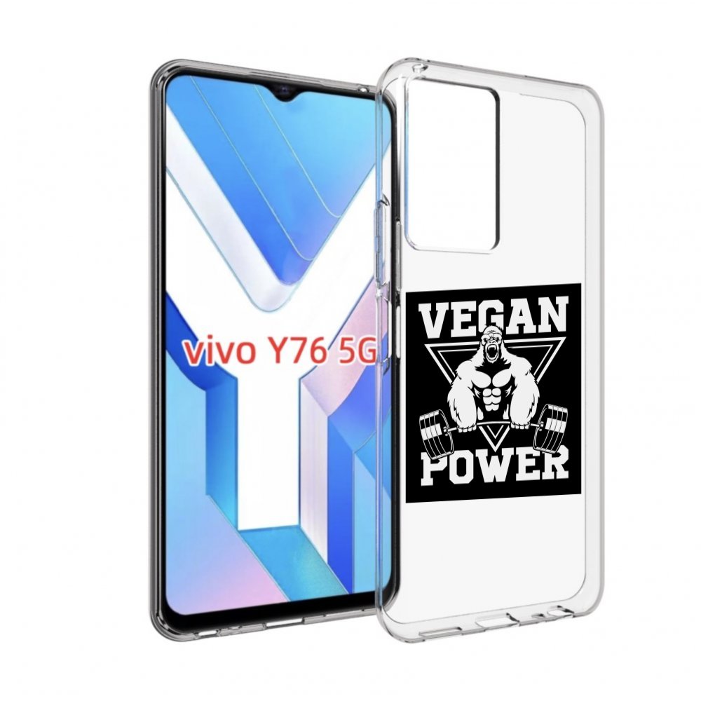 

Чехол MyPads сила-вегана для Vivo Y76 5G, Прозрачный, Tocco