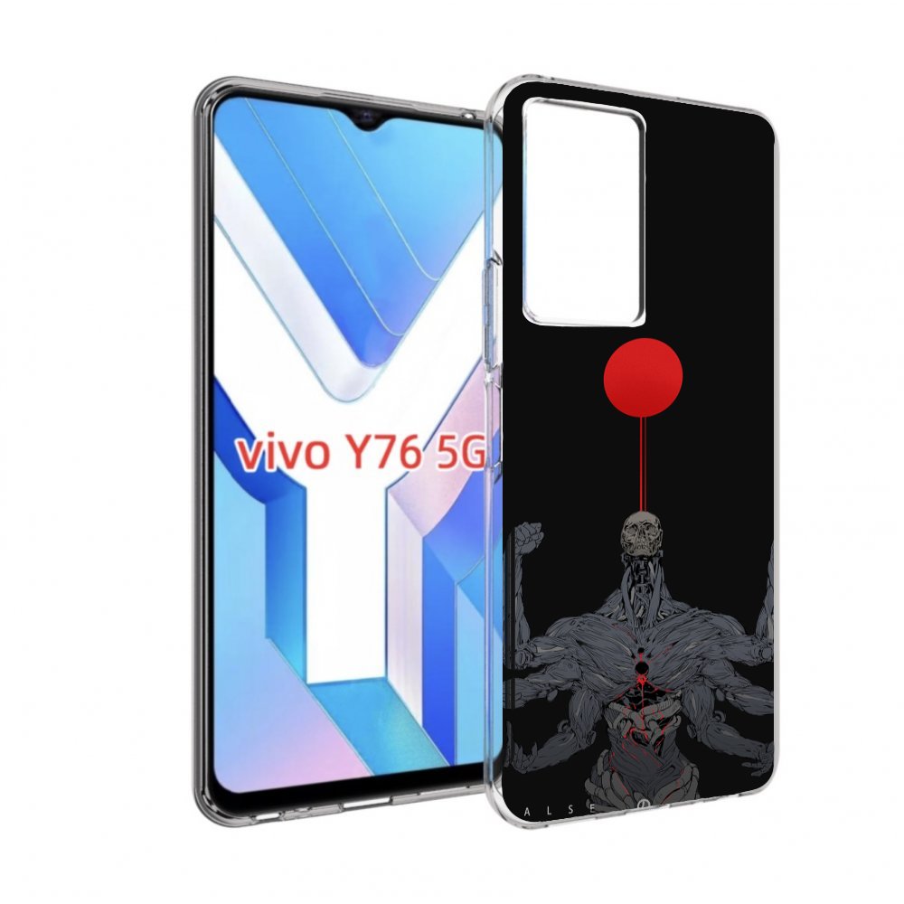 

Чехол MyPads скелет-с-6-руками для Vivo Y76 5G, Прозрачный, Tocco