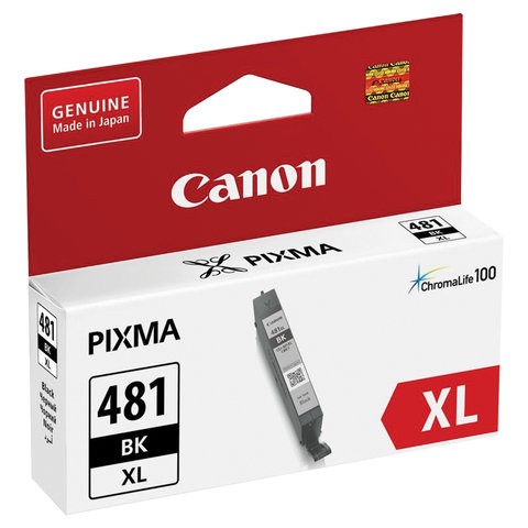 фото Картридж для струйного принтера canon cli-481bk xl, черный, оригинал (2047c001)