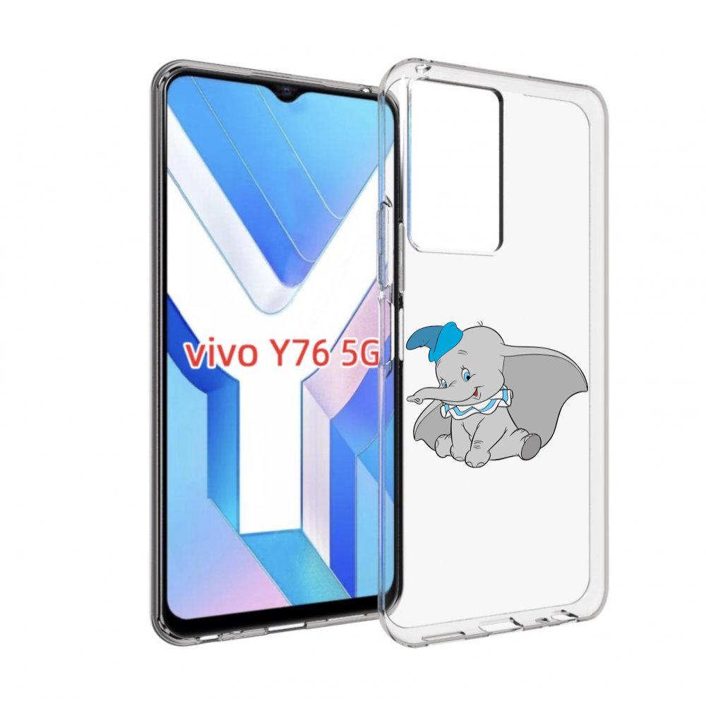 

Чехол MyPads слоненок-с-большими-ушками для Vivo Y76 5G, Прозрачный, Tocco