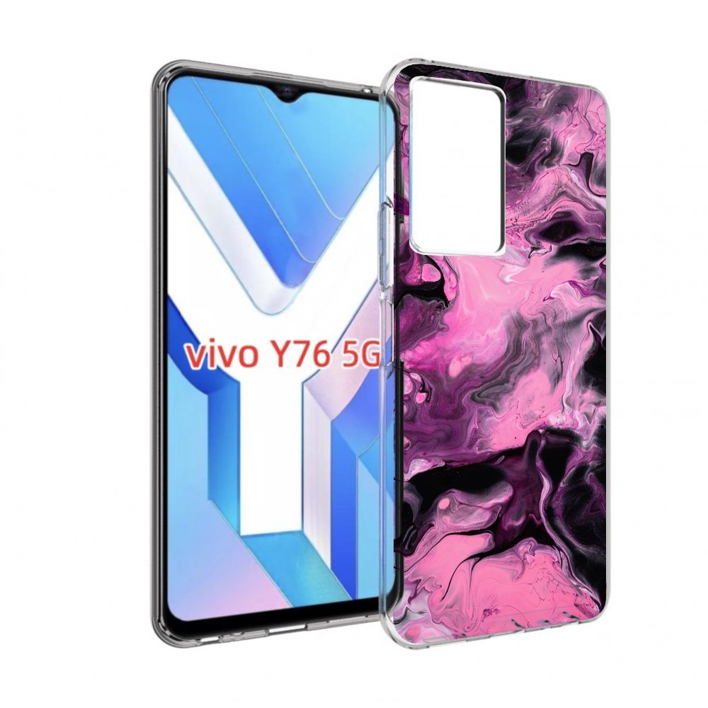 

Чехол MyPads смешивание-фиолетового для Vivo Y76 5G, Прозрачный, Tocco