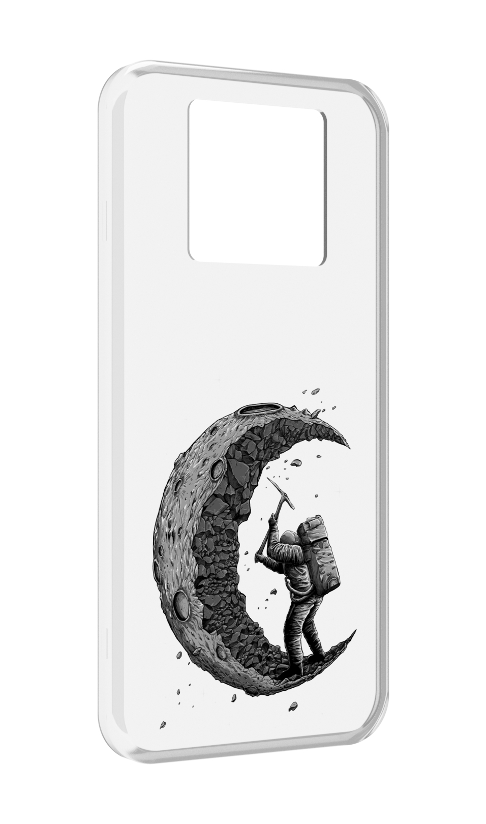 

Чехол MyPads камненная луна для Black Shark 3 5G / Black Shark 3S, Прозрачный, Tocco