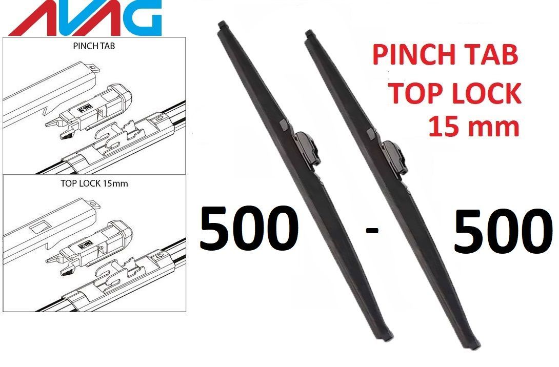 

Зимние щетки AVAG для Mazda Tribute II 2007-2011 (Pinch Tab;Top lock), 500мм+500мм