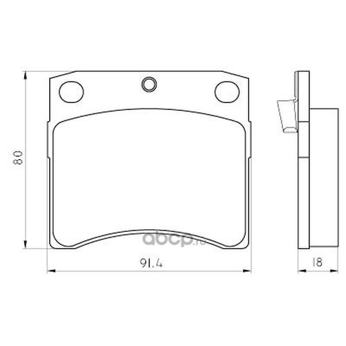 

Колодки тормозные дисковые к-т Volkswagen Markon 1020a180