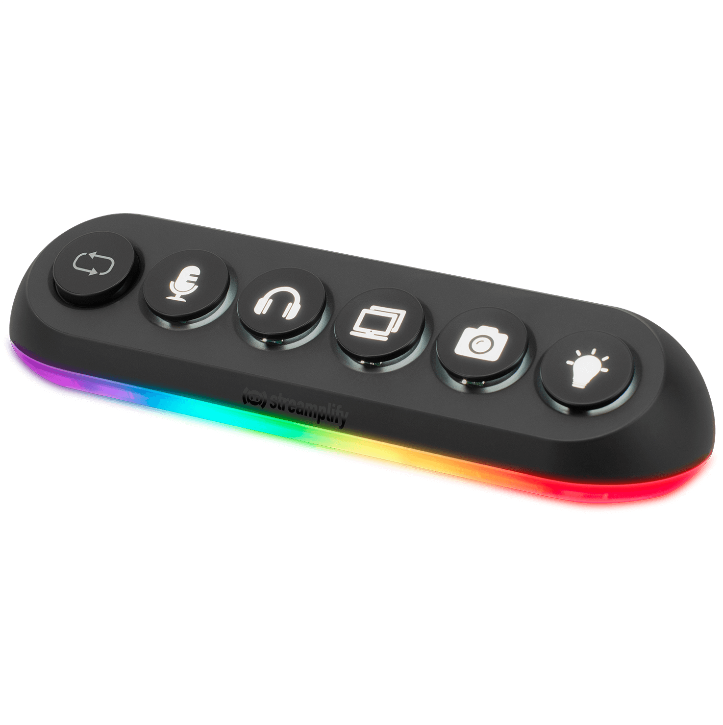 Концентратор Streamplify USB USB м (HUB DECK 5-RGB-EU-F-BK)