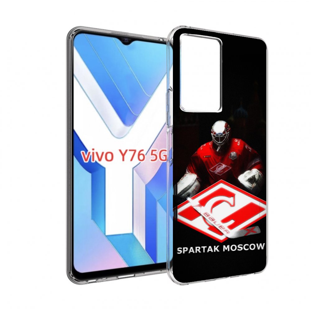 

Чехол MyPads спартак хоккеи мужской для Vivo Y76 5G, Прозрачный, Tocco