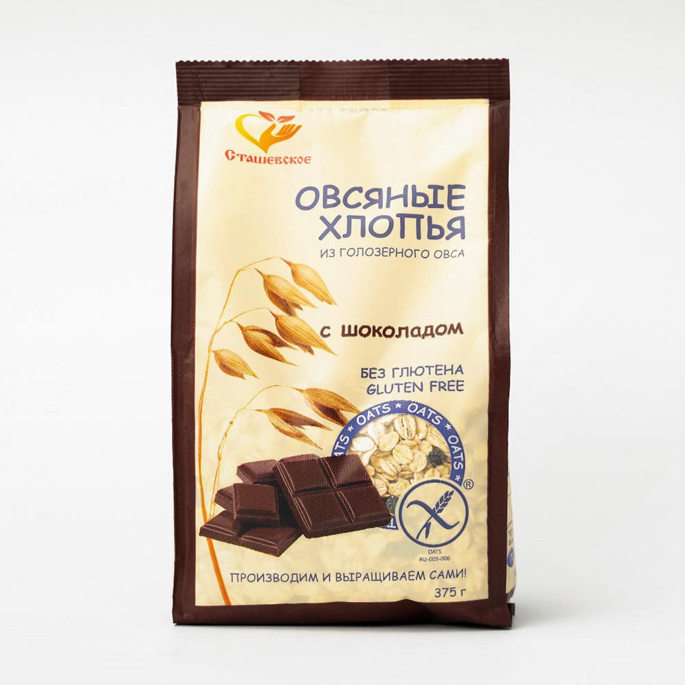 

Хлопья Сташевское овсяные с шоколадом без глютена быстрого приготовления 375 г