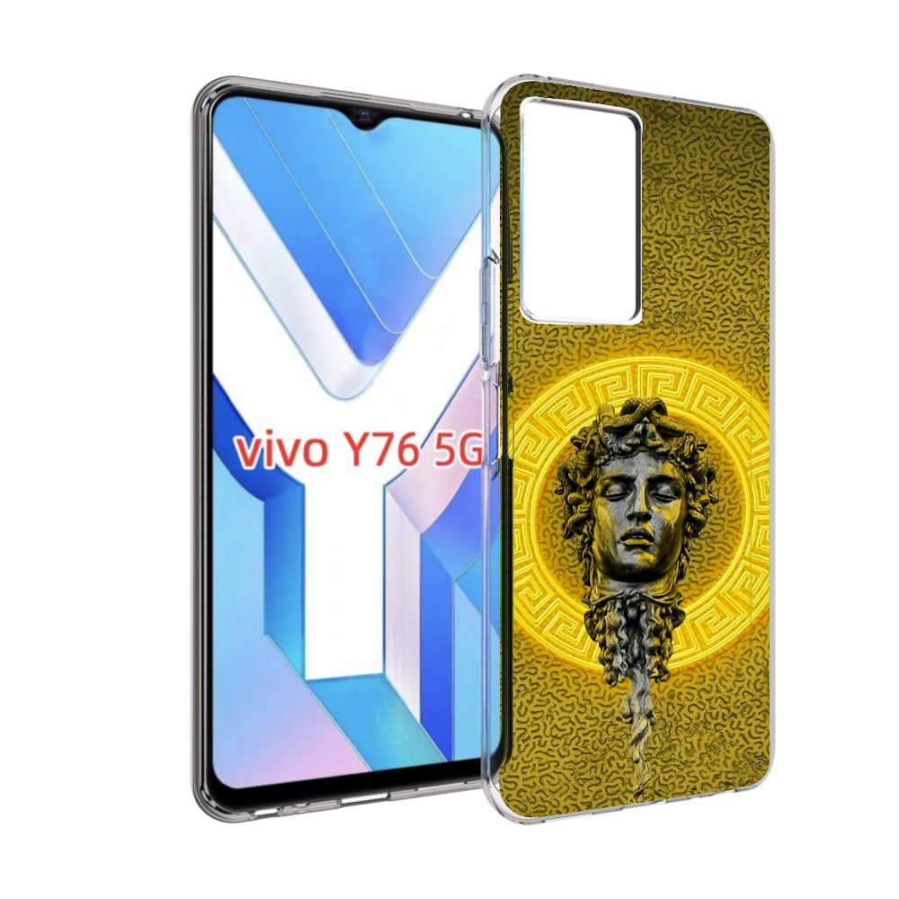 

Чехол MyPads статуя версачи для Vivo Y76 5G, Прозрачный, Tocco
