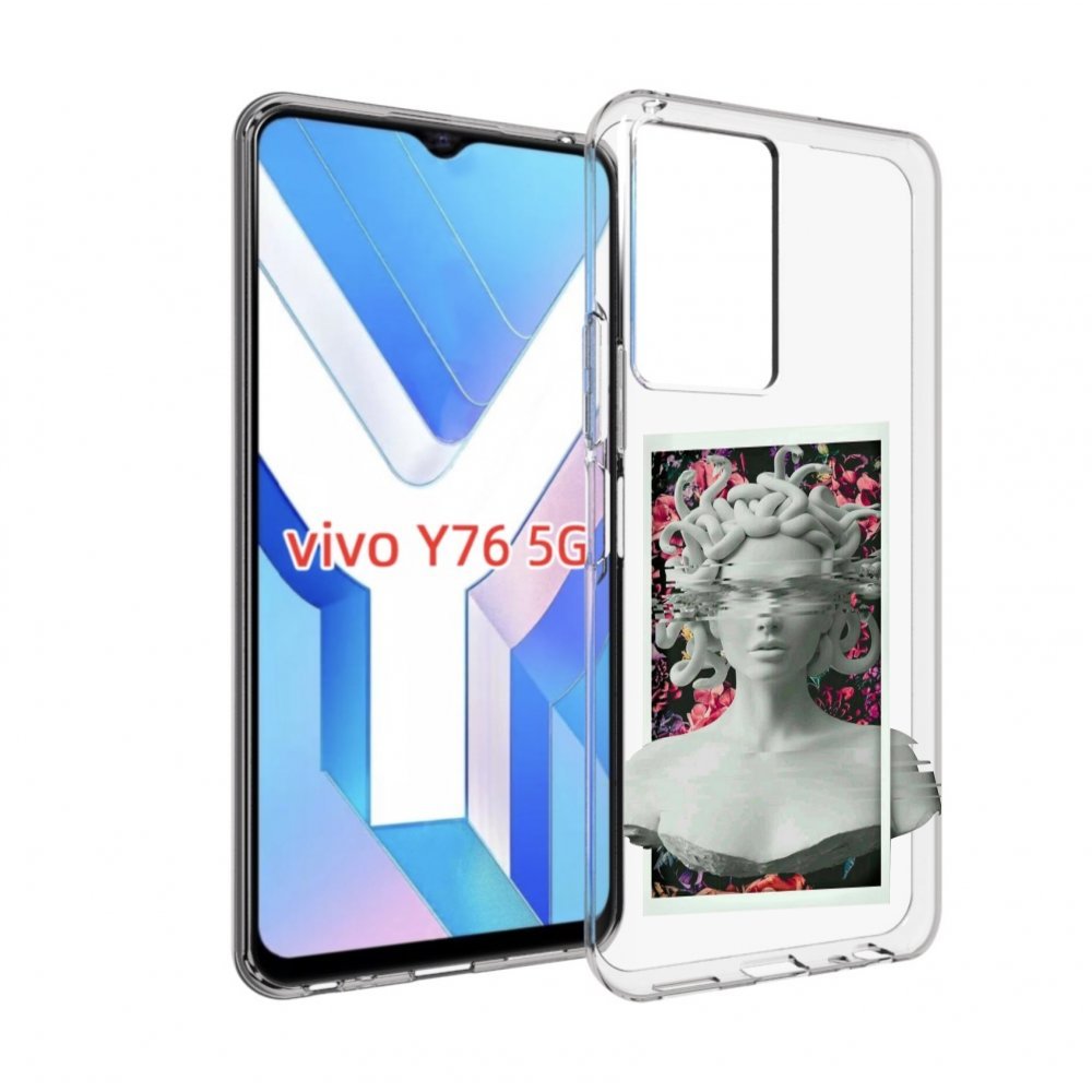 

Чехол MyPads статуя-медузы для Vivo Y76 5G, Прозрачный, Tocco