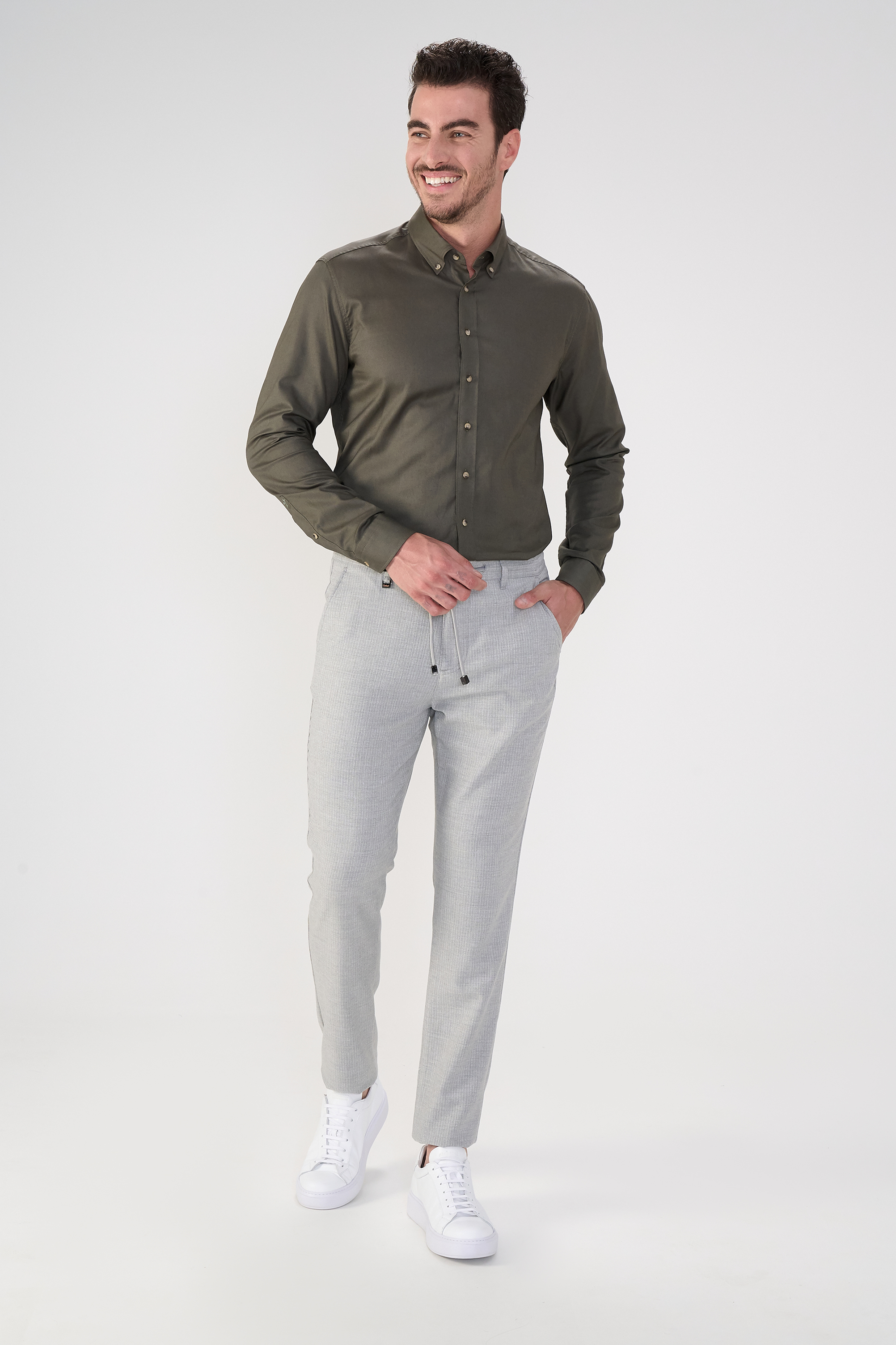 

Брюки мужские Cacharel G051SZ0780BOVARY серые 34, Серый, G051SZ0780BOVARY