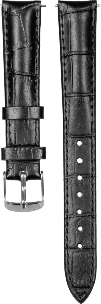 

Ремешок кожаный GSMIN Crocodile 18 для Asus ZenWatch 2 (WI502Q) (Черный)