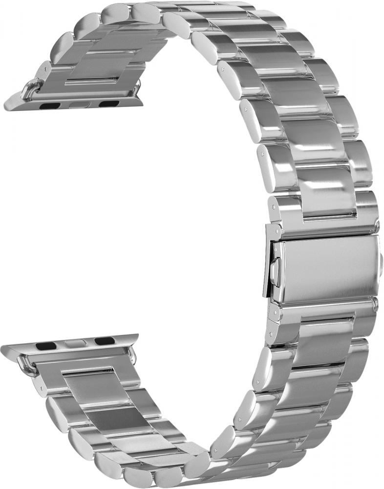 

Ремешок стальной GSMIN Classic Collection для Apple Watch 42/44mm (Металлик)