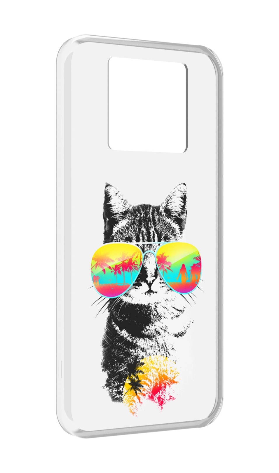 

Чехол MyPads крутой кот для Black Shark 3 5G / Black Shark 3S, Прозрачный, Tocco