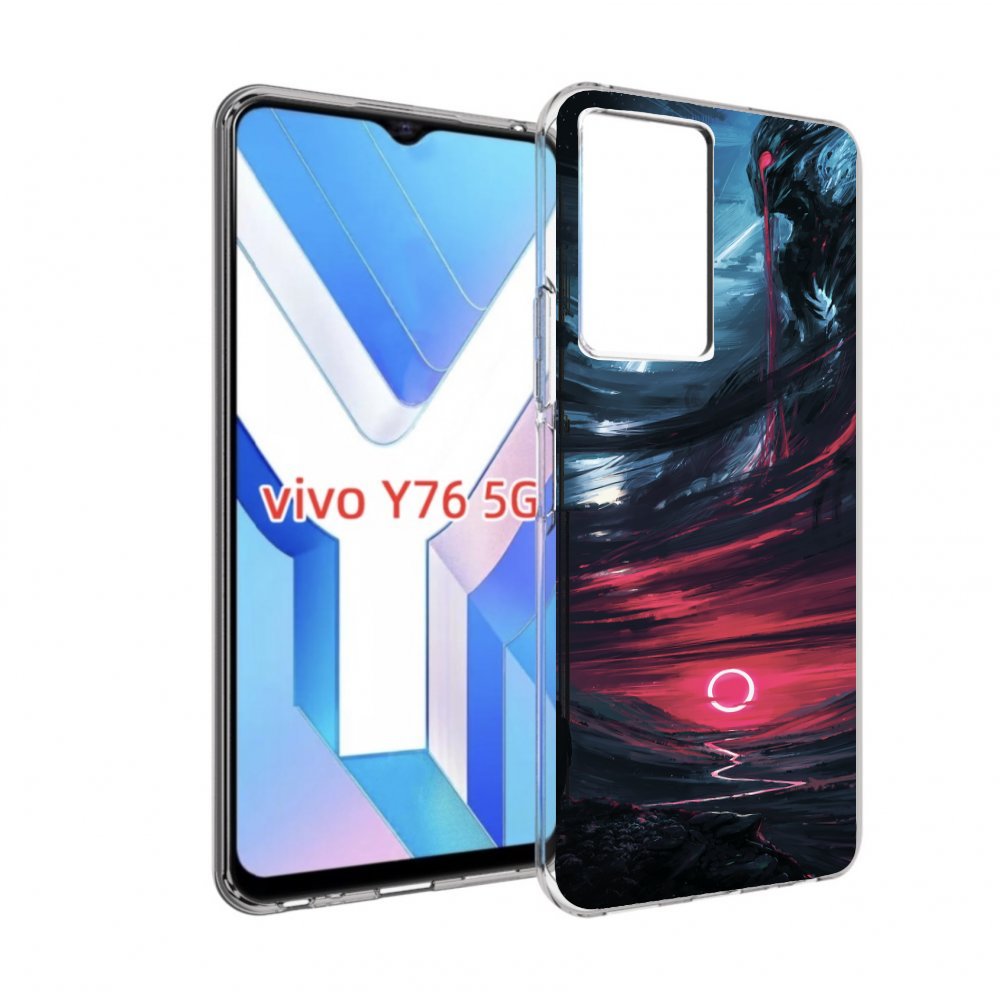 

Чехол MyPads страшный мир для Vivo Y76 5G, Прозрачный, Tocco