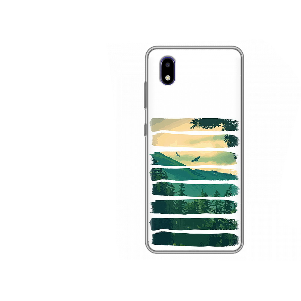 

Чехол MyPads Tocco для ZTE Blade A3 2020 Лесная чаща (PT226941.466.107), Прозрачный, Tocco